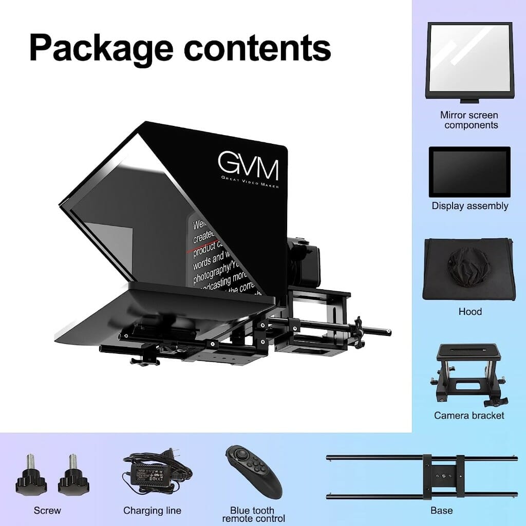 GVM 18.5'' Teleprompter Kit - Image 9