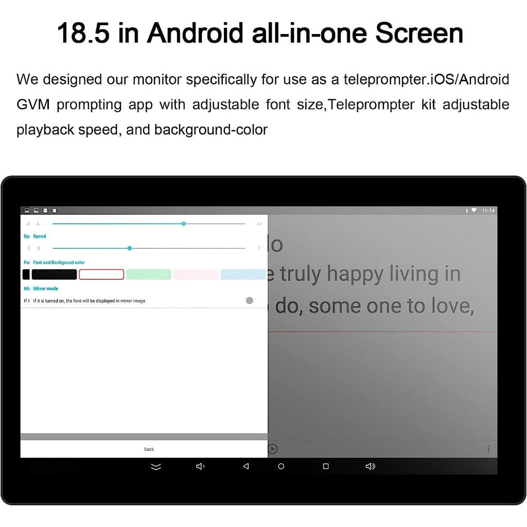 GVM 18.5'' Teleprompter Kit - Image 7