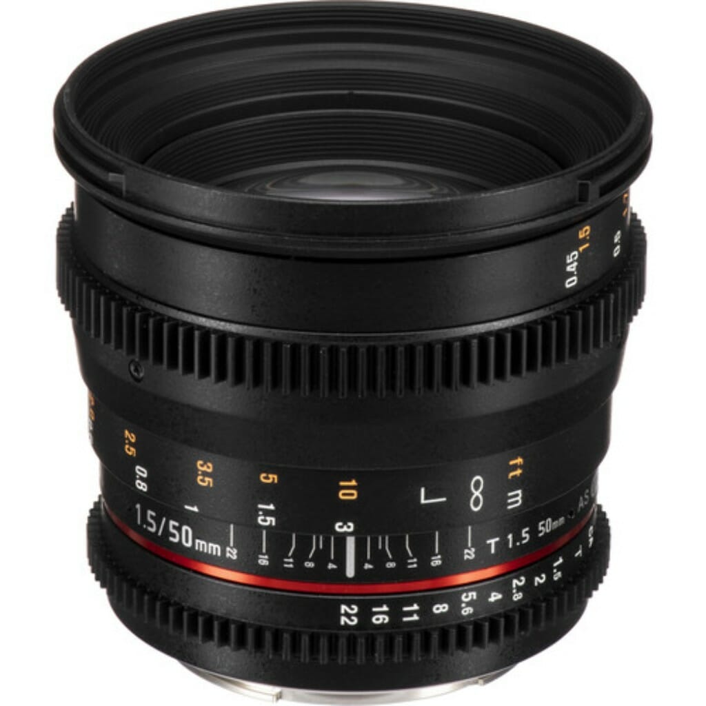 Rokinon 50mm T1.5 AS UMC Cine DS Lens for Canon EF Mount - Image 8