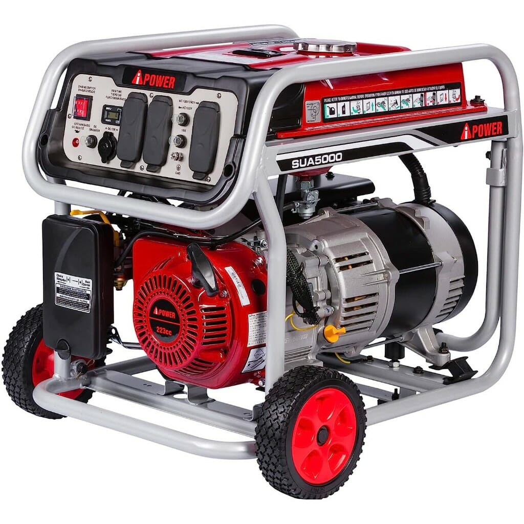 JEGS 86065 Portable Generator 5000 Starting Watts 4250 Running Watts 9 Hr. Run Time JEGS 86065 Portable Generator 5000 Starting Watts 4250 Running Watts 9 Hr. Run Time