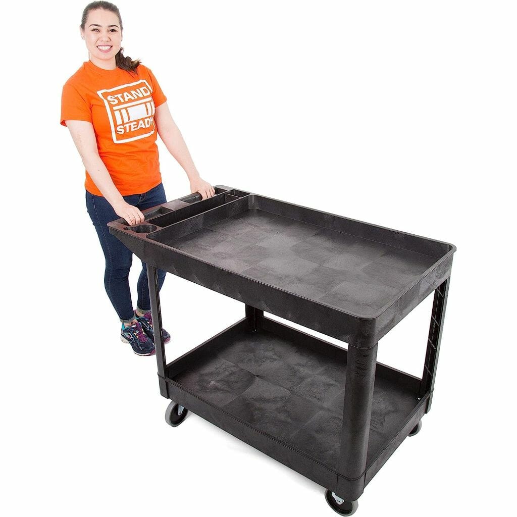 Tubstr Extra Large 2 Shelf Utility Cart